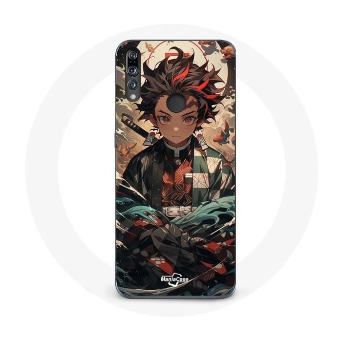 Чехол - Maniacase - Huawei P30 Lite - Мягкий - Аниме - Клинок, рассекающий демонов Танджиро