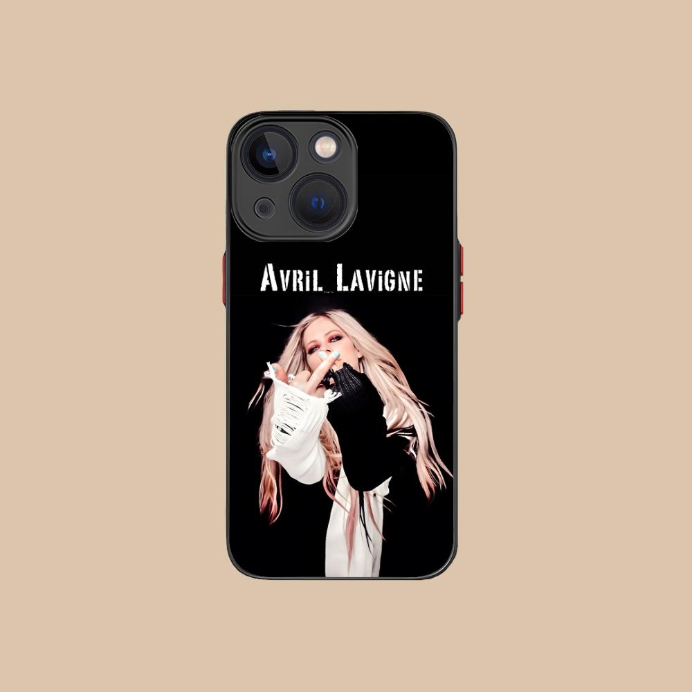 Силиконовый чехол для мобильного телефона Avril Lavigne для iPhone 17 16 15 14 13 12 11 X XR XS Air Pro Max Plus Mini Цветная обложка