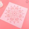 30 см Diy Craft Mandala Mold для рисования трафаретов, штампованной бумажной карты, шаблона