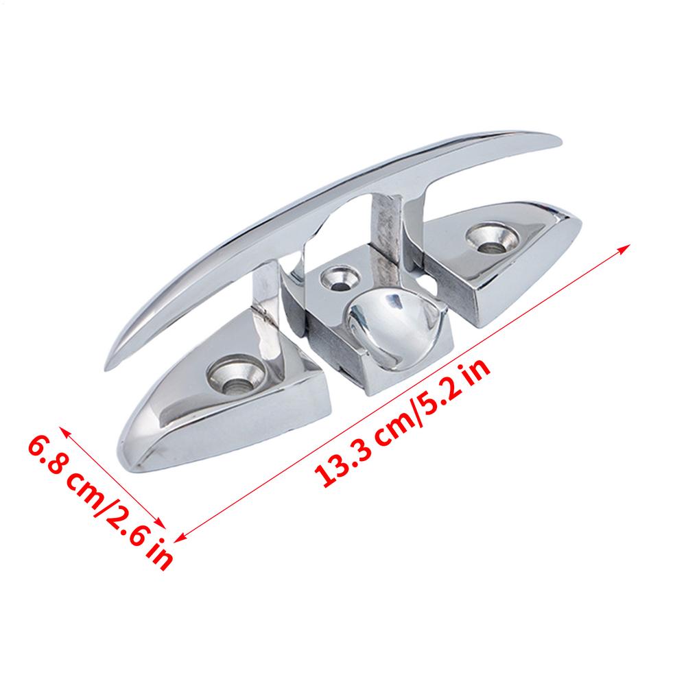 Marine Lift Rope Bolt Heavy Duty Precision Hardware Pull Up Boat Cleat for Sailboats Kayak Outdoor Sports Fishing Hulls
