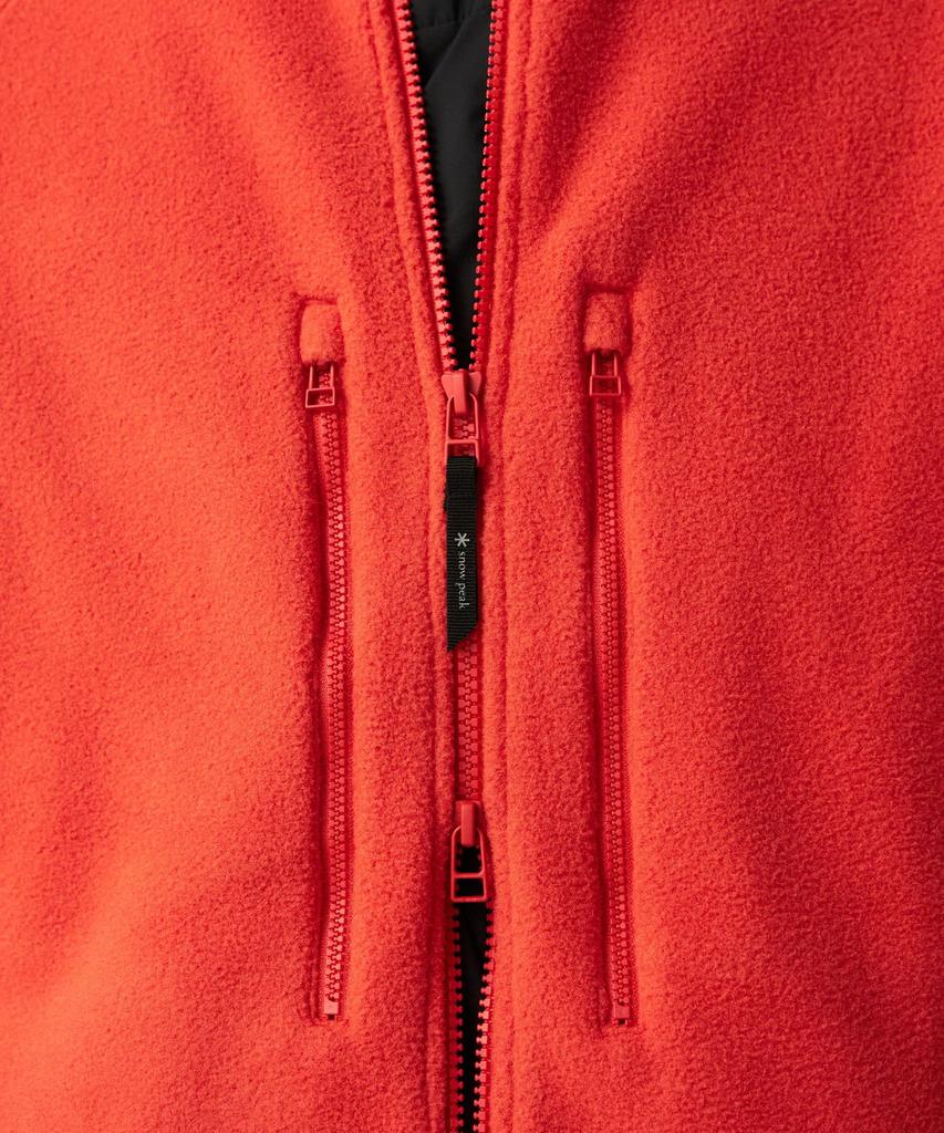 Snow Peak Fleece Jacket Size S Water-Repellent JK-25AU020, Outerwear, Men's/Women's, Orange,