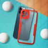Coque de protection - pour iPhone - 12 Pro - 360° - Rouge - Transparente avec contour rouge