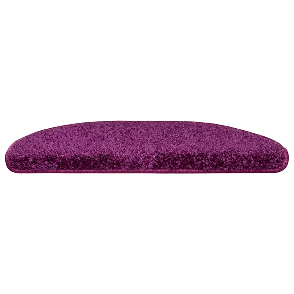 Step Mats 30 pcs 65 x 21 x 4 cm Purple Semi Round Large
