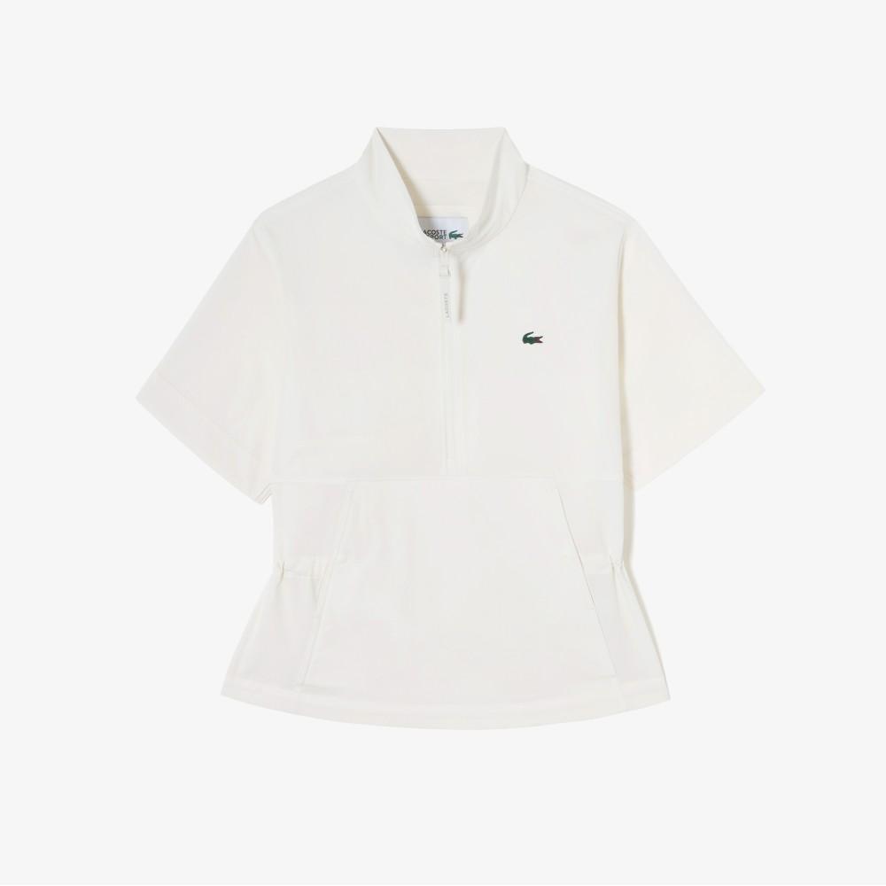 [Lacoste] Women's Silhouette Short-Sleeve Woven Anorak BF710E-56G70V