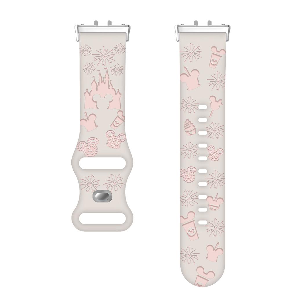 Engraved Silicone Strap for Samsung Galaxy Fit 3 Soft TPU Wristband for Samsung Galaxy Fit 3 Smart Watch Bracelet Belt