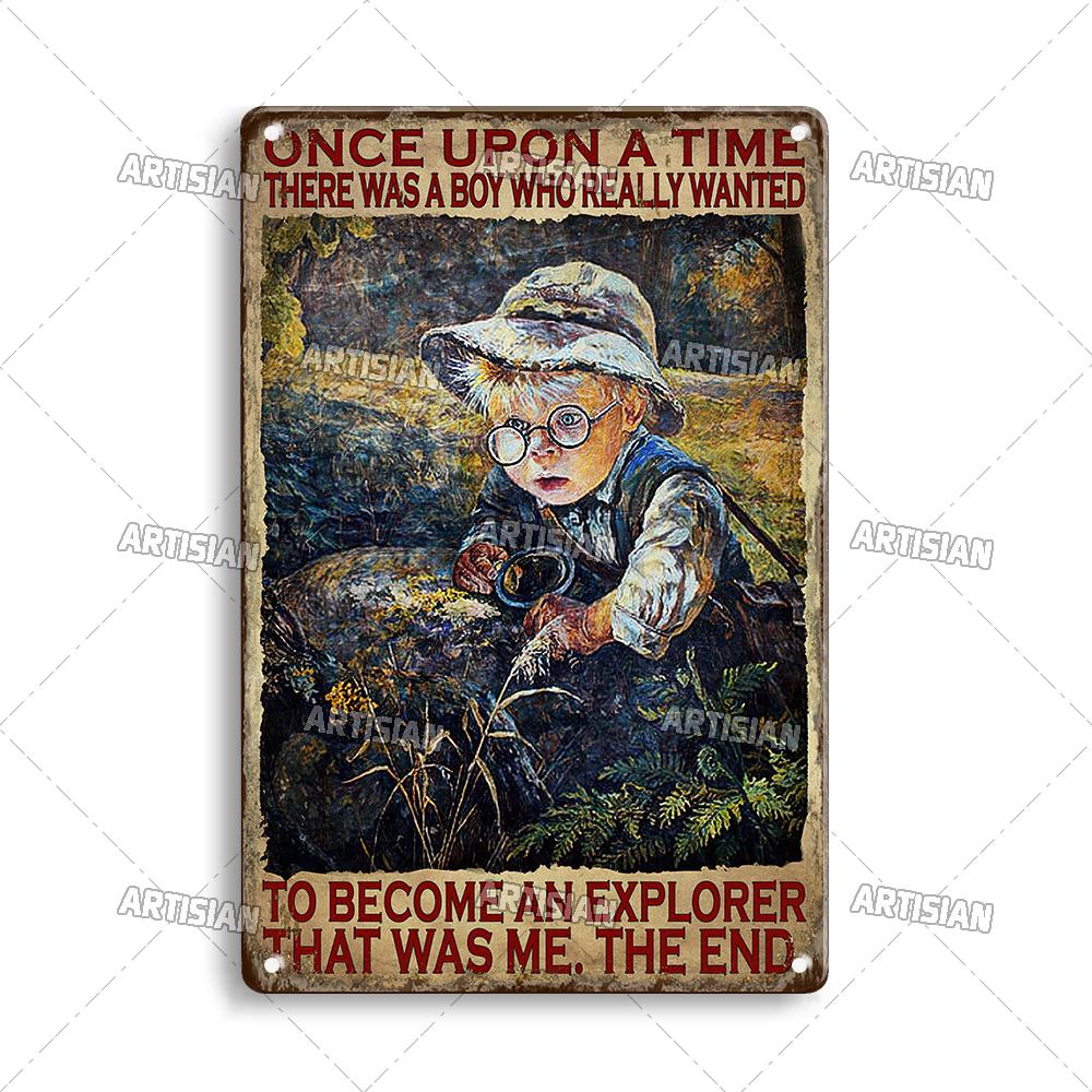 Artisian Job Metal Sign Work Tin Poster Police Accountant Scientist Writer Shoemaker Decorative Plate Wall Decor Garage Bar Pub