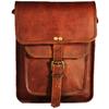 Handmade Goat Leather Messenger Cross-body Satchel Vintage Genuine Brown Bag