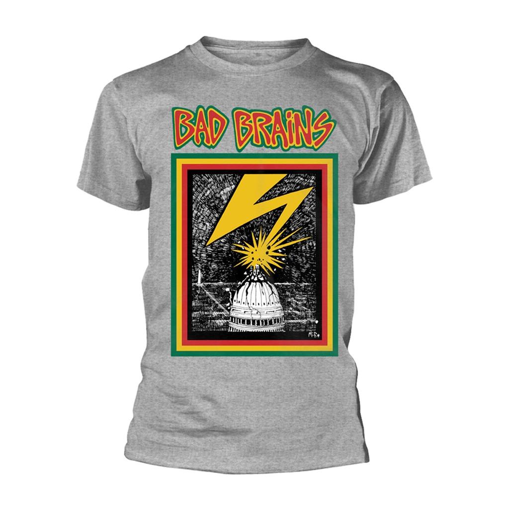 Grey Bad Brains T Shirt Unisexs