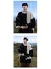 Детский свитер в стиле колор-блок: Модный повседневный пуловер свободного кроя для осени/зимы