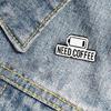 Creative Alloy Brooch: Cute Mood Badge for Men & Women