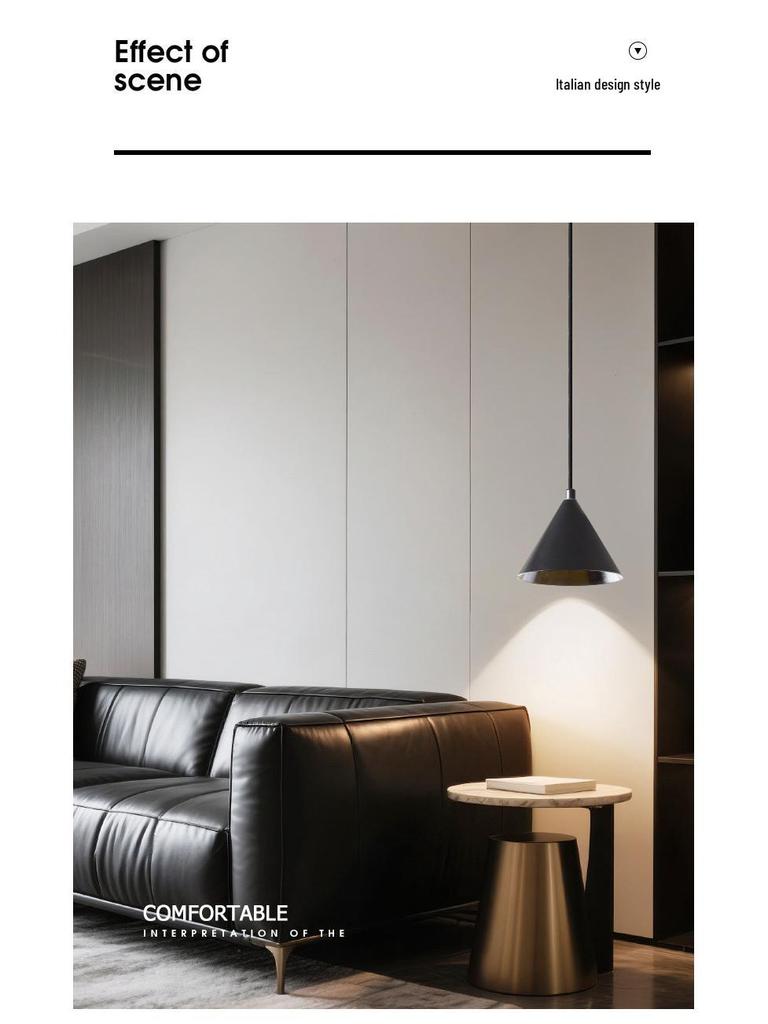 Минималистичный современный подвесной светильник для спальни, защита глаз