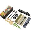 Sushi Making Kit- Complete Sushi Making Kit for Beginners & Pros Sushi Makers, Perfect Sushi Making Kitchen Accessories Like Sushi Knife, 2 Sushi Mat