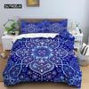 Богемный 3D Цветочные Листья Пододеяльник Микрофибра Абстрактный Геометрический Узор Комплект Постельного Белья King Full Queen Для Мальчика Подростка Взрослый Декор