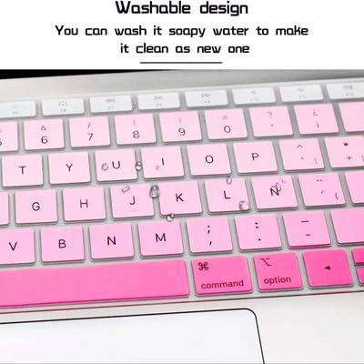 Чехол на испанскую клавиатуру для MacBook Air 13,6 15,3 дюйма A2681 A2941 A2337 M3 M2 M1 Pro14 "16" A2442 A2779 A2918 A2992 A2485 A2991