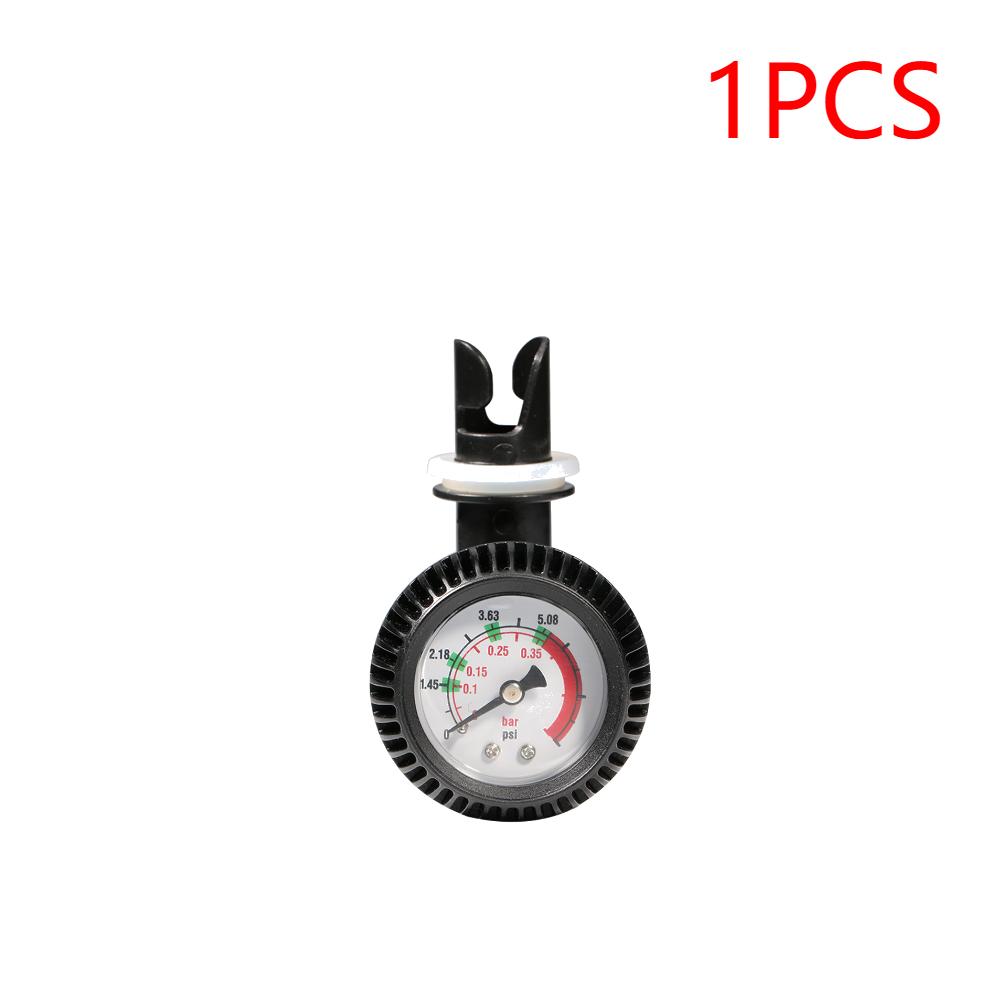 Манометр 5 PSI Надувная лодка Тест Соединитель воздушного клапана Воздушный термометр Насос для каяка Газовый манометр Барометр из АБС-пластика