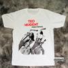 Ted Nugent Free For All Album Band Heavy Cotton White Unisex Tshirt S5xl
