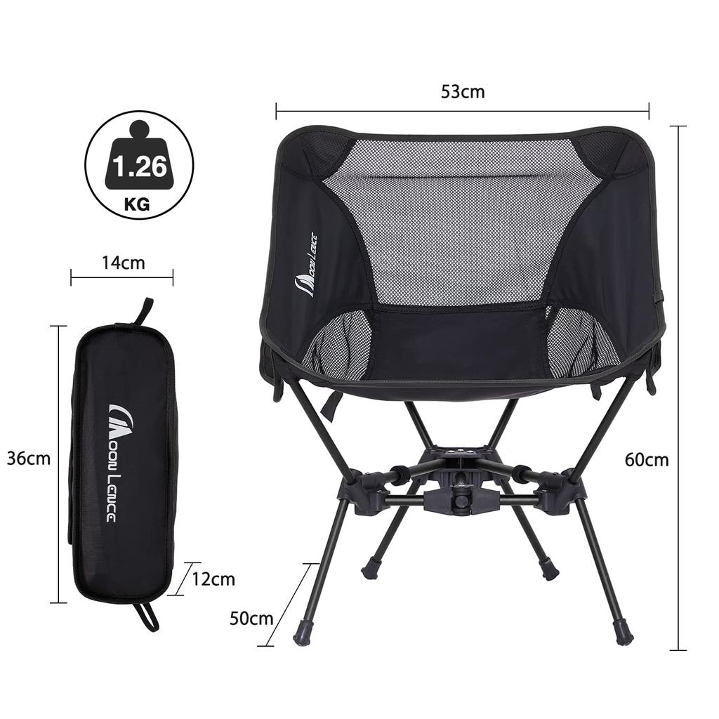 MOON LENCE Outdoor Camping Folding Triangular More More Convenient for Storage and Load Capacity Black Chair, Chair, Chair, Design, Stable,