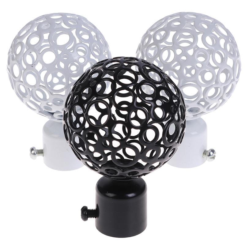 2 шт., 22 мм, 28 мм, диаметр, карнизы для драпировки, железные концы, колпачки, аксессуары для драпировки