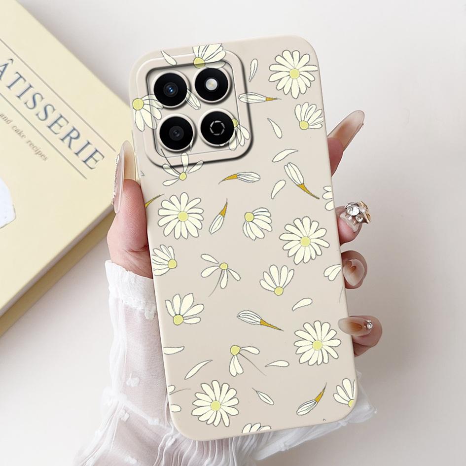 For Honor X7c 4G Case ALT-LX2 Shockproof Cover Sweet Girls Love Heart Soft Liquid Silicone Phone Cases For Honor 200 Smart Coque