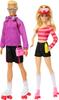 Mattel Barbie Fashionistas Набор кукол Барби и Кена к 65-летию на роликовых коньках с 6 аксессуарами Импорт из Японии Оригинальный Нераспечатанный