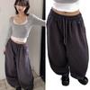 The Pink Linyu Stud Patch Wide Training Pants