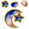 Ramadan Serving Tray Decoration Moon Star for Wedding Gatherings Events