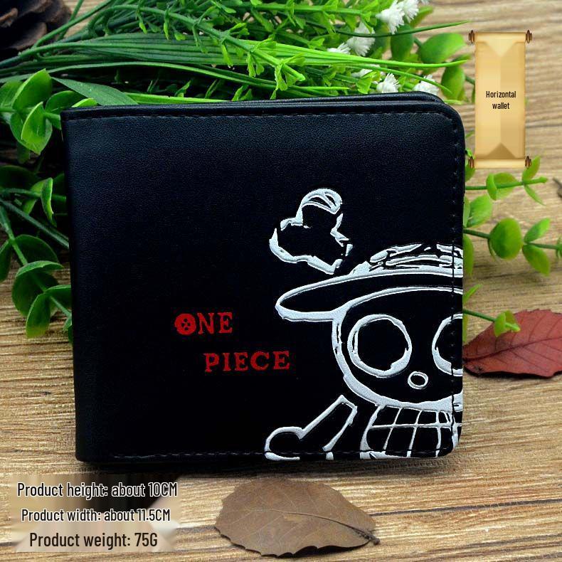 Кошелек для монет и держатель для карт на молнии из аниме One Piece