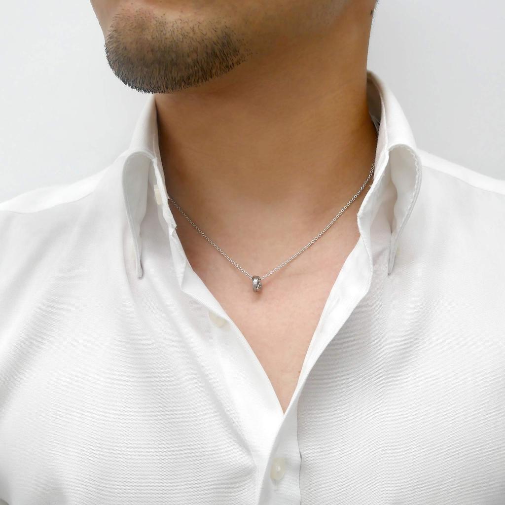 VA Vendome Aoyama Парное колье 925 стерлинговое серебро GS6N024950SI [Официальное] 2-стороннее, (с родиевым покрытием),