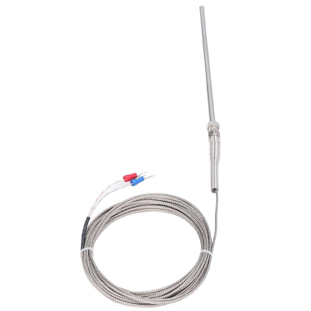 Thermocouple K Type 150mm Probe 0°C To 600℃ Quick Response 5 Meters Length Temperature Sensor Thermo