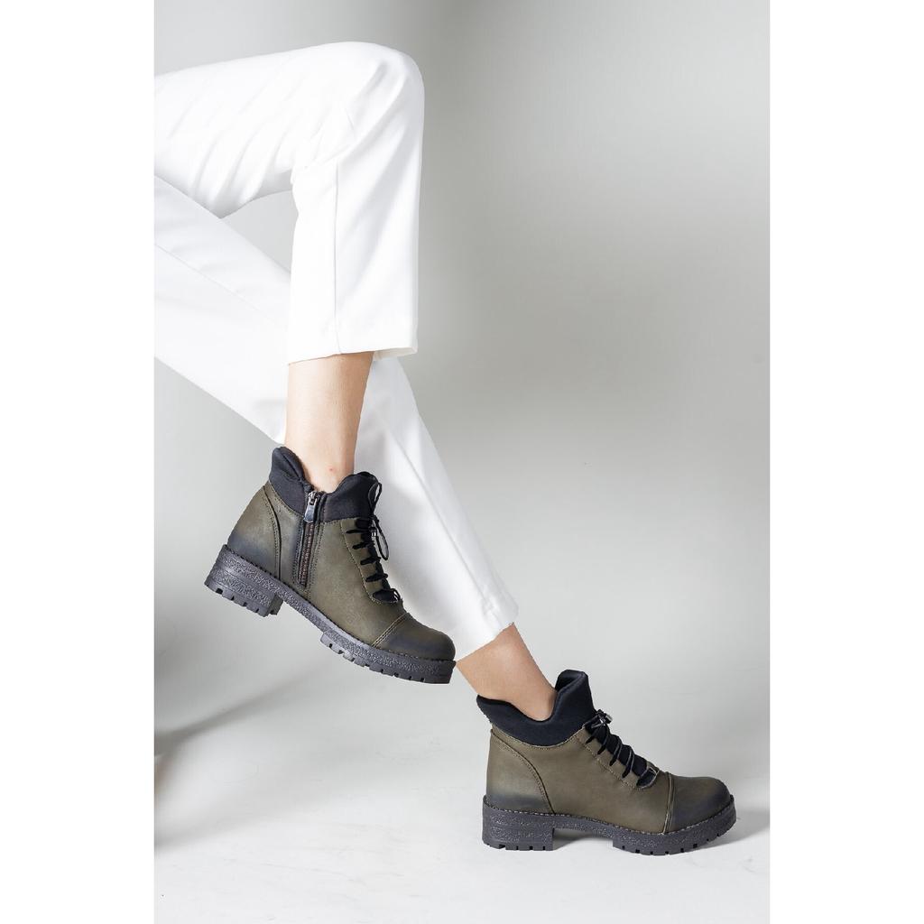 Черные женские ботинки 0012720