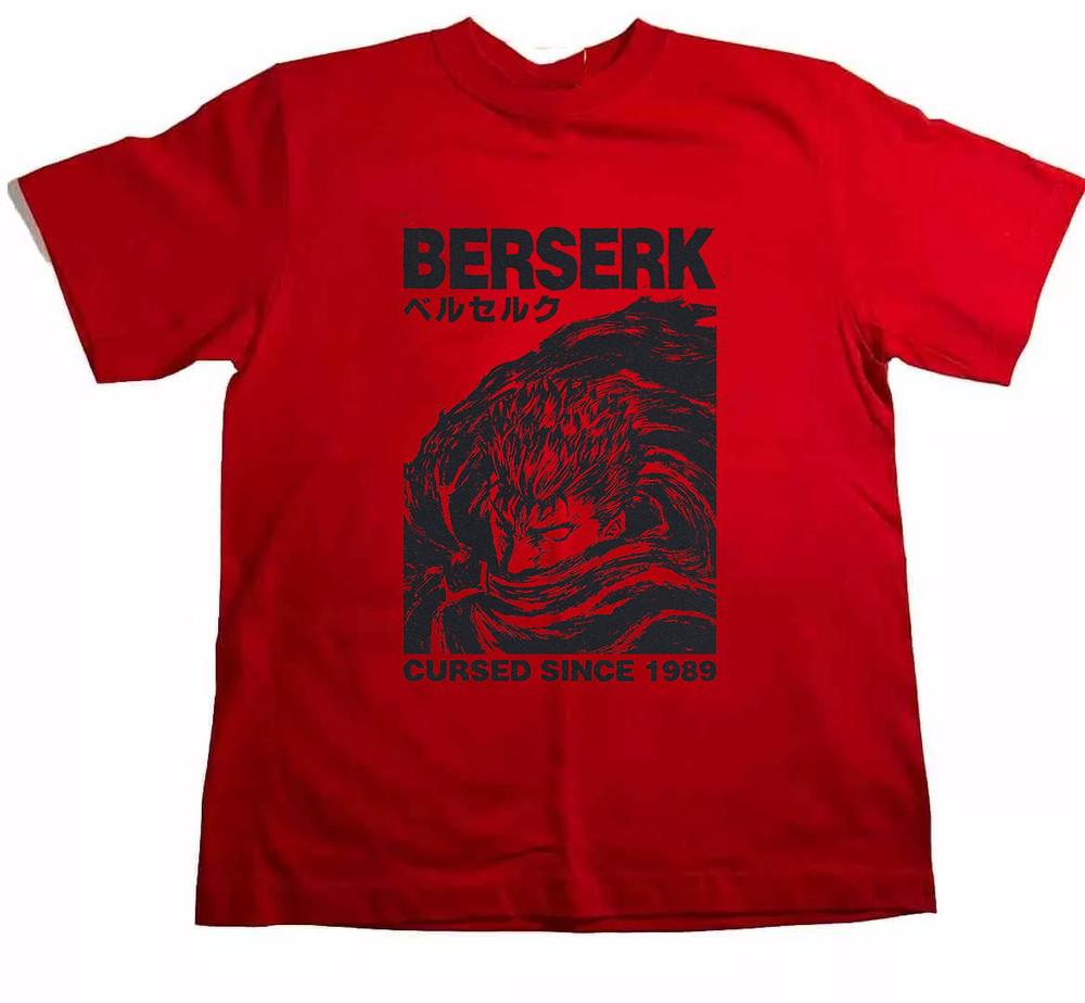 Футболка Berserk Band Cursed Since 1989 Полный размер S-5XL TT523 Унисекс футболка