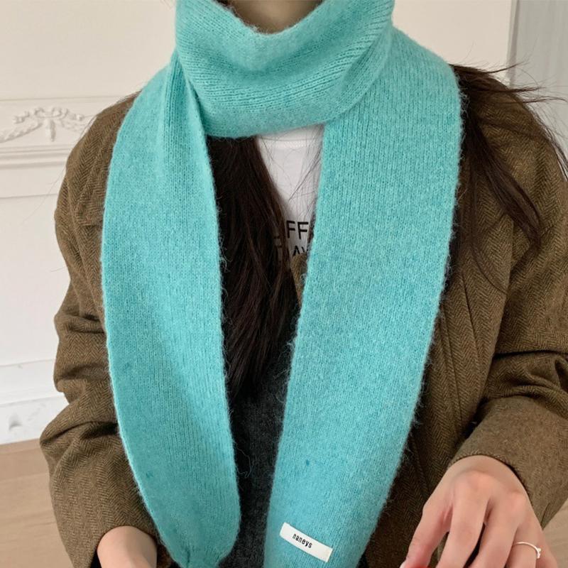 Luxury Winter Wool Scarf Women Cashmere Warm Pashmina  Neckerchief Female Shawl Wraps Thick Soft Cold-Proof Poncho Stole