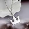Fashion Kingdom Hearts Cosplay Crown Necklace Cartoon Movie Sora  Pendants Darts Chain Men's Accessories Gifts