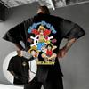 Футболка с принтом One Piece Луффи Мужская Женская Аниме Графическая Хлопковая С Коротким Рукавом Топы 2026 Летние Модные Повседневные Уличная Одежда Одежда в Стиле Y2k