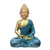 Статуя Будды/Будды/Гаутамы Будды из полимерного мрамора, статуэтка/идол/мурти, подарочные товары, экспонат для домашнего декора, украшения, подарков (Синий - 10 дюймов)