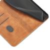Samsung Galaxy S23+ Magnetic Wallet Case with Stand - Brown Leather Flip Cover by Hurtel