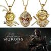 Уникальное медное черное ожерелье-подвеска Вуконг с ослепительным дизайном, вдохновленным легендарным Королем Обезьян