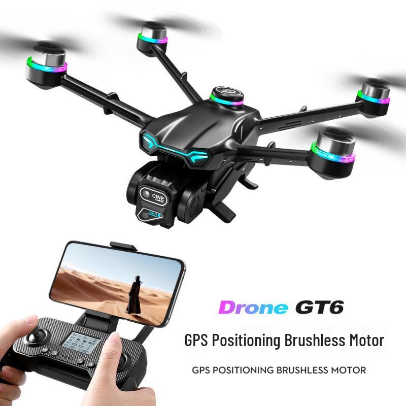 Drone GT6 Quadcopter: GPS, Long Battery Life, Brushless, Return Home, Aerial Photography, Remote Controlled.