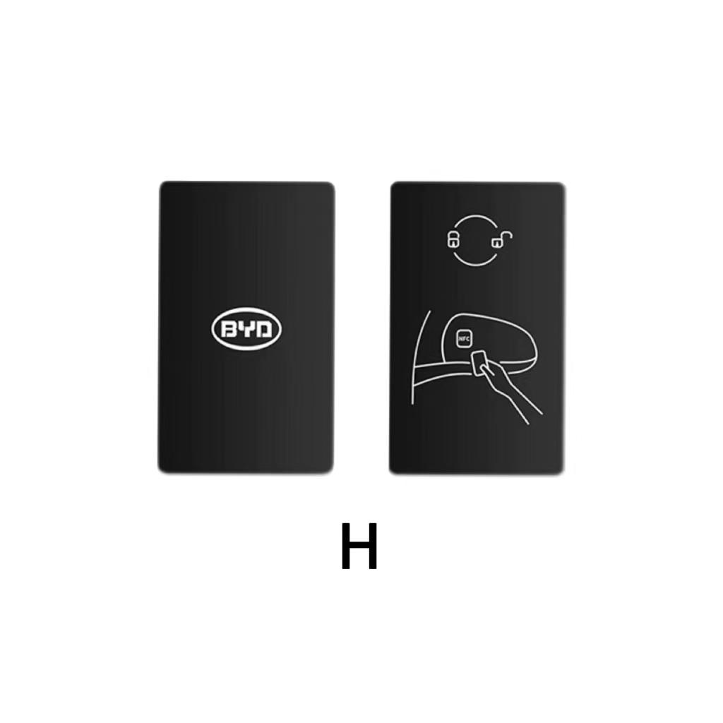 Чехол-кошелек для NFC-карты-ключа автомобиля, полный корпус, кожаный брелок-подвеска для BYD Tang DM Han EV Song PRO Qin PLUS DMI, аксессуары для сумки для ключей