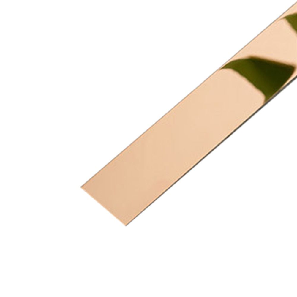 3-метровая зеркальная настенная наклейка на талию, мебельная настенная наклейка из нержавеющей стали, плоская декоративная линия