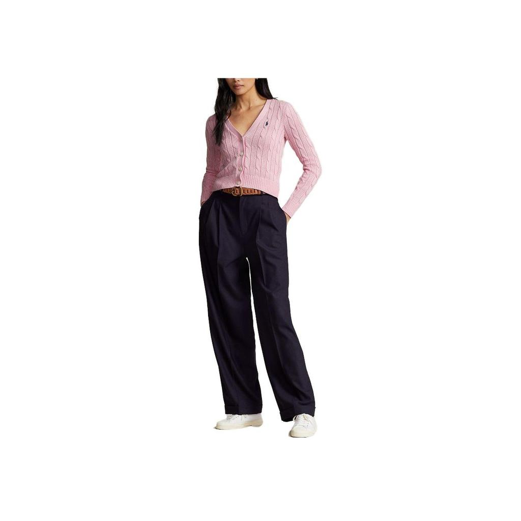Polo Ralph Lauren SS23 Однотонный вязаный свитер Женский свитер Розовый WMPOSWENDW20152-650