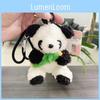 Sweet Plush Panda Pilot Keychain Cuddly Bear Doll Cute Bag Accessory For Gifts
