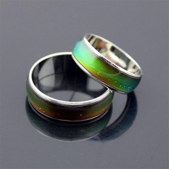 Women Men Emotion Feeling Changing Color Mood Temperature Couple Ring Jewelry