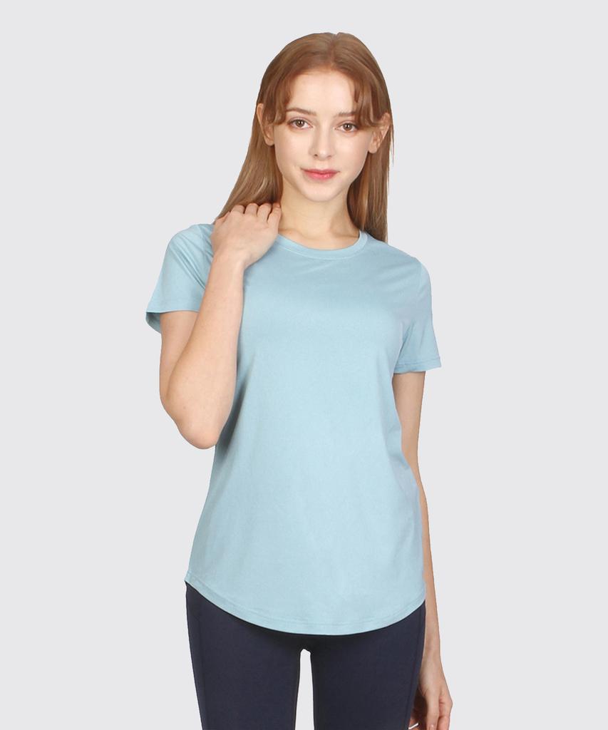 NOKJOK [2 Pack] Women'S Basic Wendy Short Sleeve T-Shirt (E Type)
