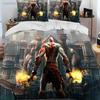 Игровой Набор Постельного Белья God Of War Kratos Печатный Комплект С Наволочкой Пододеяльником Мягкий Размер Queen King Постельное Белье Для Дома Мальчиков Взрослых
