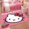 Hello Kitty каваи Мультяшный Аниме Ковер для Гостиной Спальни Коврик для Кухни Двери Детский Нескользящий Напольный Коврик Alfombra Подарок на День рождения