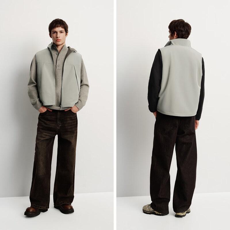 Мужская двусторонняя флисовая жилетка Semir