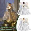 Christmas Tree Topper Angel Fairy Festive Xmas Tree Top Ornament Decoration 2D Flat Style