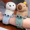 Браслет-лента Capybara Slap с рисунком животных из мультфильмов, собак и кошек, легко защелкивающийся браслет
