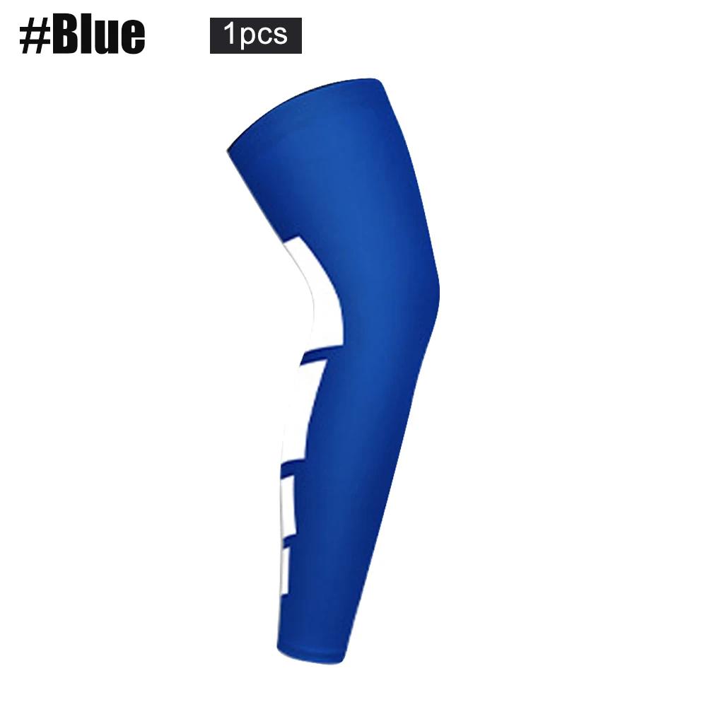 1 шт. компрессионный рукав для всей ноги для женщин и мужчин, длинные наколенники, поддержка, протектор для бега, баскетбола, спорта